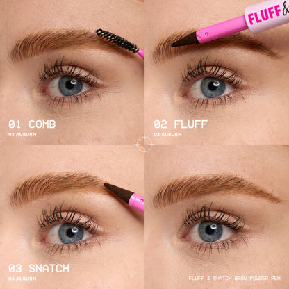 NYX Professional-Fluff & Snatch! Brow Powder Pen