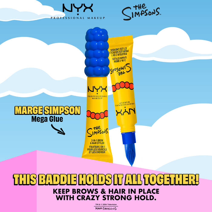 NYX Professional-MARGE SIMPSON MEGA GLUE-2-In-1-Brow & HairStyle Gel