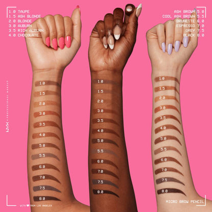 NYX PROFESSIONAL MAKEUP Micro Brow Pencil, Precise Eyebrow Pencil