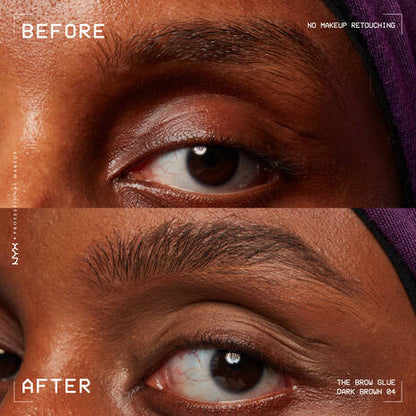 NYX Professional Makeup – The Brow Glue | Shade: Dark Brown