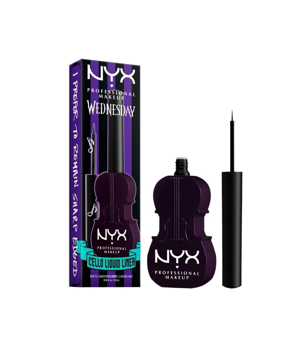 NYX-Wednesday Cello Vivid Matte Liquid Eyeliner-Limited Edition