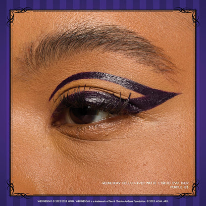 NYX-Wednesday Cello Vivid Matte Liquid Eyeliner-Limited Edition
