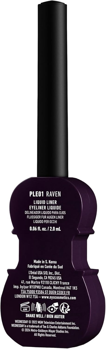NYX-Wednesday Cello Vivid Matte Liquid Eyeliner-Limited Edition