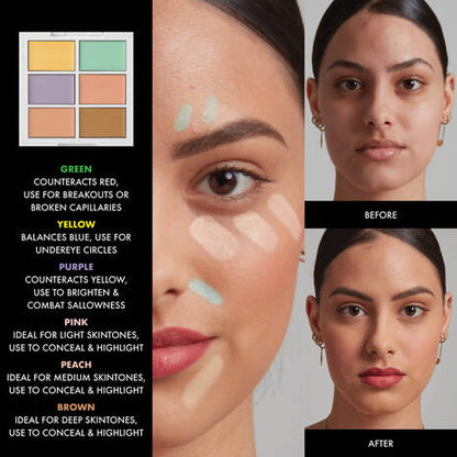 NYX Professional Makeup 3C Color Correcting Concealer Palette