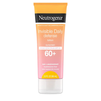 Neutrogena Invisible Daily Defense Sunscreen Lotion SPF 60+