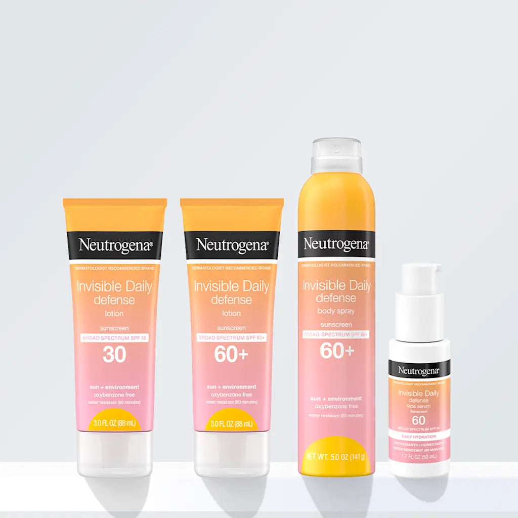 Neutrogena Invisible Daily Defense Sunscreen Lotion SPF 60+