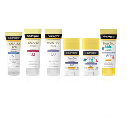 Neutrogena Sheer Zinc Mineral Sunscreen Broad Spectrum SPF 50
