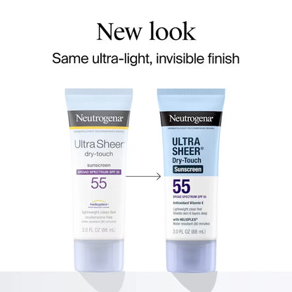 Neutrogena Ultra Sheer Dry-Touch Sunscreen Broad Spectrum SPF 55