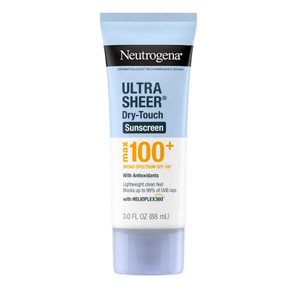 Neutrogena Ultra Sheer Dry-Touch Broad Spectrum Max SPF 100+ Body Sunscreen