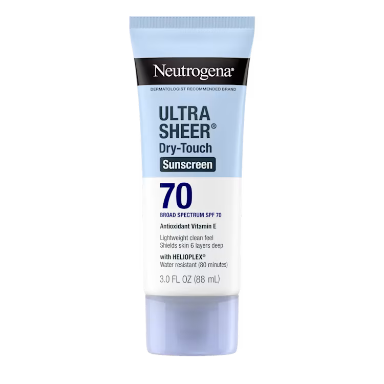 Neutrogena Ultra Sheer Dry-Touch Sunscreen Broad Spectrum SPF 70