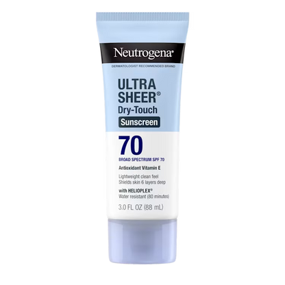 Neutrogena Ultra Sheer Dry-Touch Sunscreen Broad Spectrum SPF 70