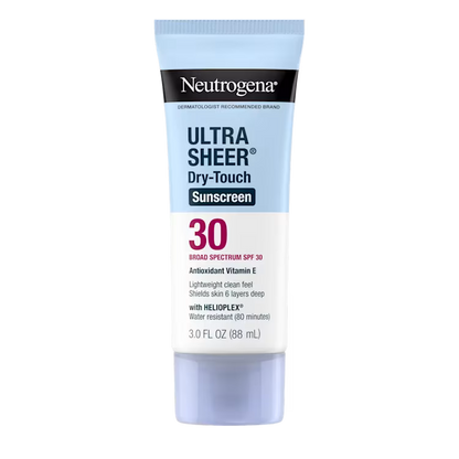 Neutrogena Ultra Sheer Dry-Touch Sunscreen Lotion Broad Spectrum SPF 30 New Version