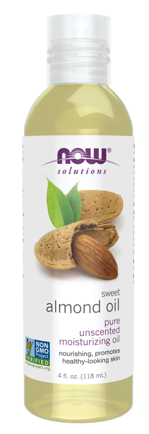 NOW Foods Solutions, Sweet Almond Oil, 100% Pure Nourishing & Revitalizing