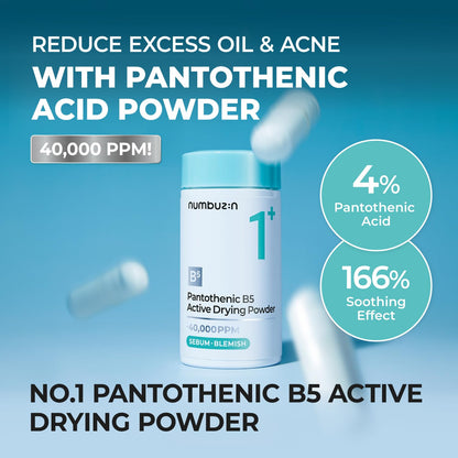 Numbuzin - No.1 Pantothenic B5 Active Drying Powder 0.24 oz.