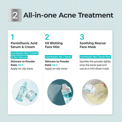 Numbuzin - No.1 Pantothenic B5 Active Drying Powder 0.24 oz.