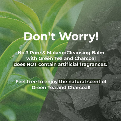 Numbuzin-No.3 Pore & Makeup Cleansing Balm with Green Tea and Charcoal 2.99 oz