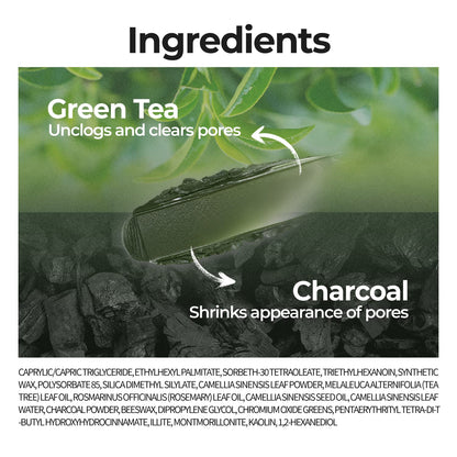 Numbuzin-No.3 Pore & Makeup Cleansing Balm with Green Tea and Charcoal 2.99 oz