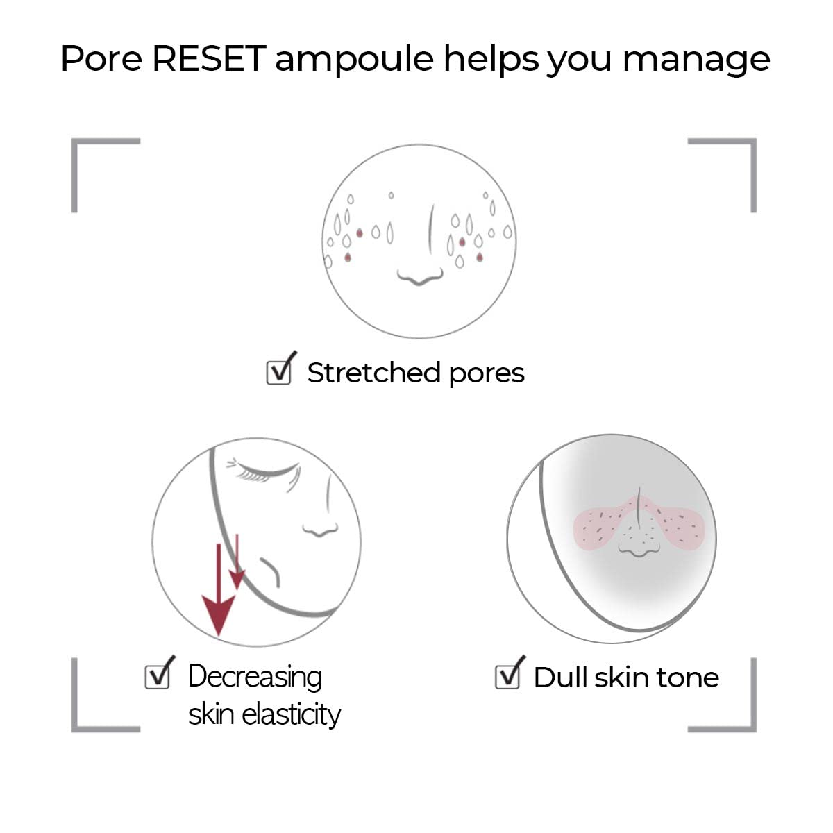 Numbuzin No.3 Pore Reset Ampoule Shot  0.25 fl oz