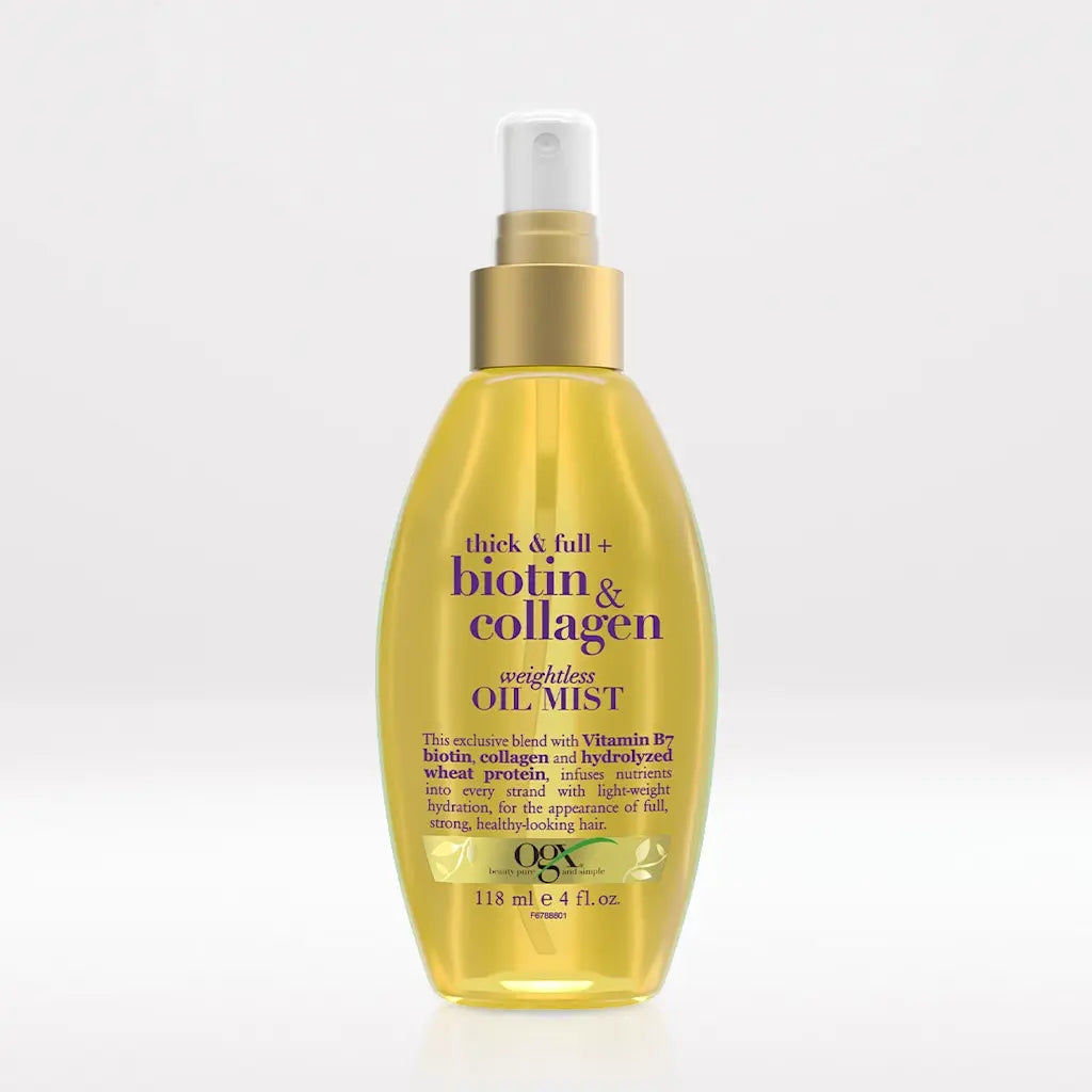 OGX-Thick and Full Biotin and Collagen Weightless Oil Mist Volumizing Hair Oil Spray