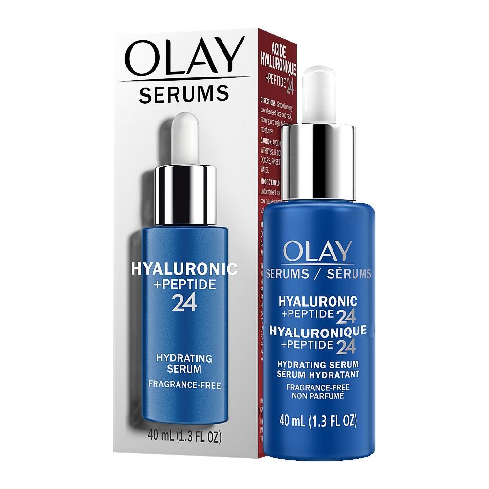 Olay Hyaluronic + Peptide 24 Hydrating Serum