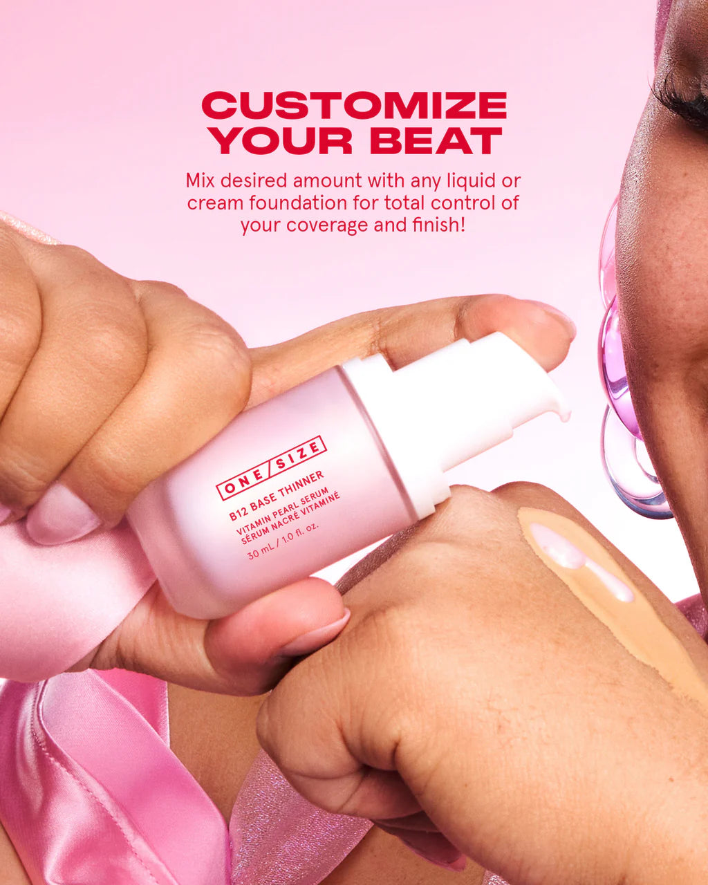 ONE/SIZE B12 Base Thinner Vitamin Pearl Serum