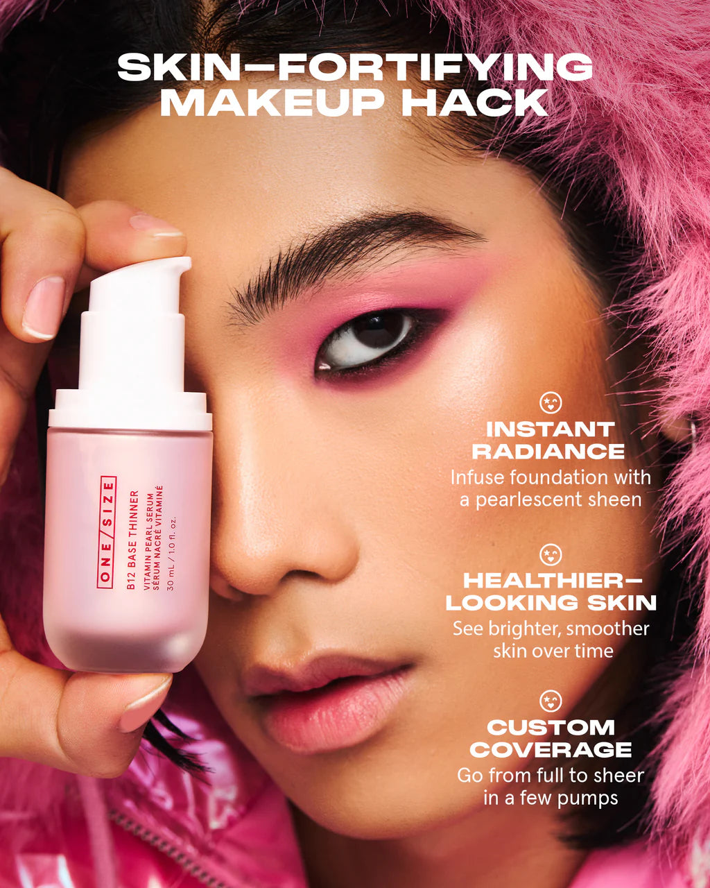 ONE/SIZE B12 Base Thinner Vitamin Pearl Serum