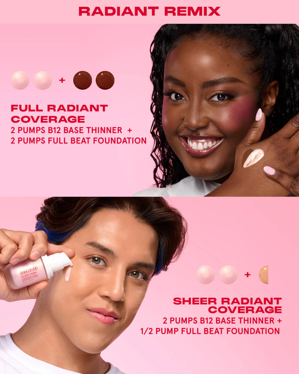 ONE/SIZE B12 Base Thinner Vitamin Pearl Serum