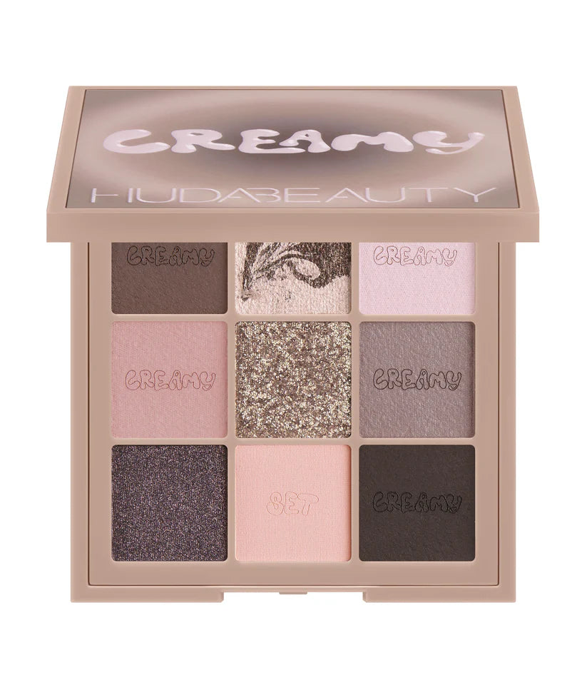 HUDA BEAUTY – Creamy Obsessions Eyeshadow Palette (Greige)