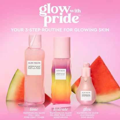 Glow Recipe Watermelon Glow Pink Juice Moisturizer – Oil-Free Hydrating Refillable Cream