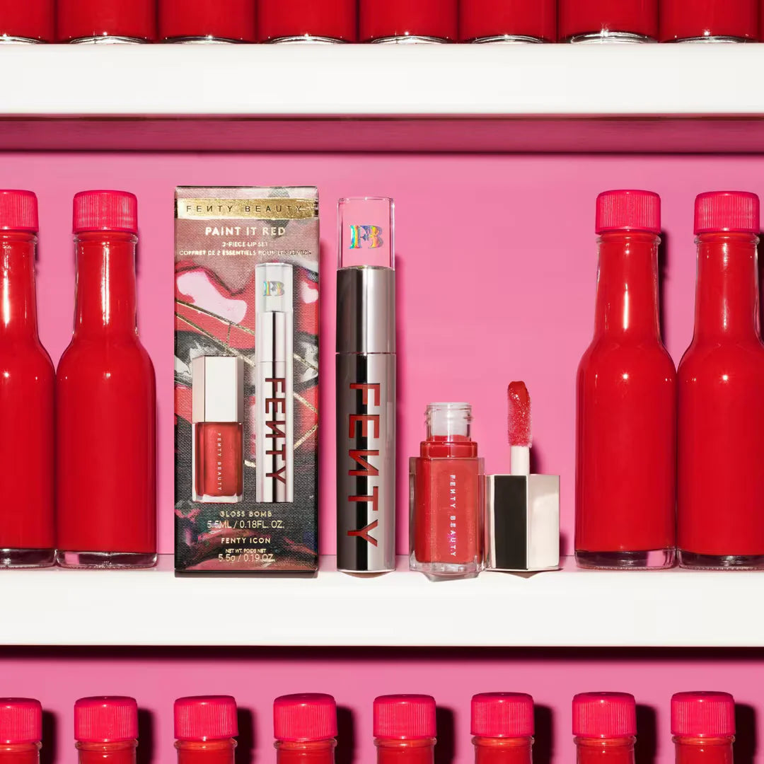 Fenty beauty  Paint It Red 2-Piece Lip Set
