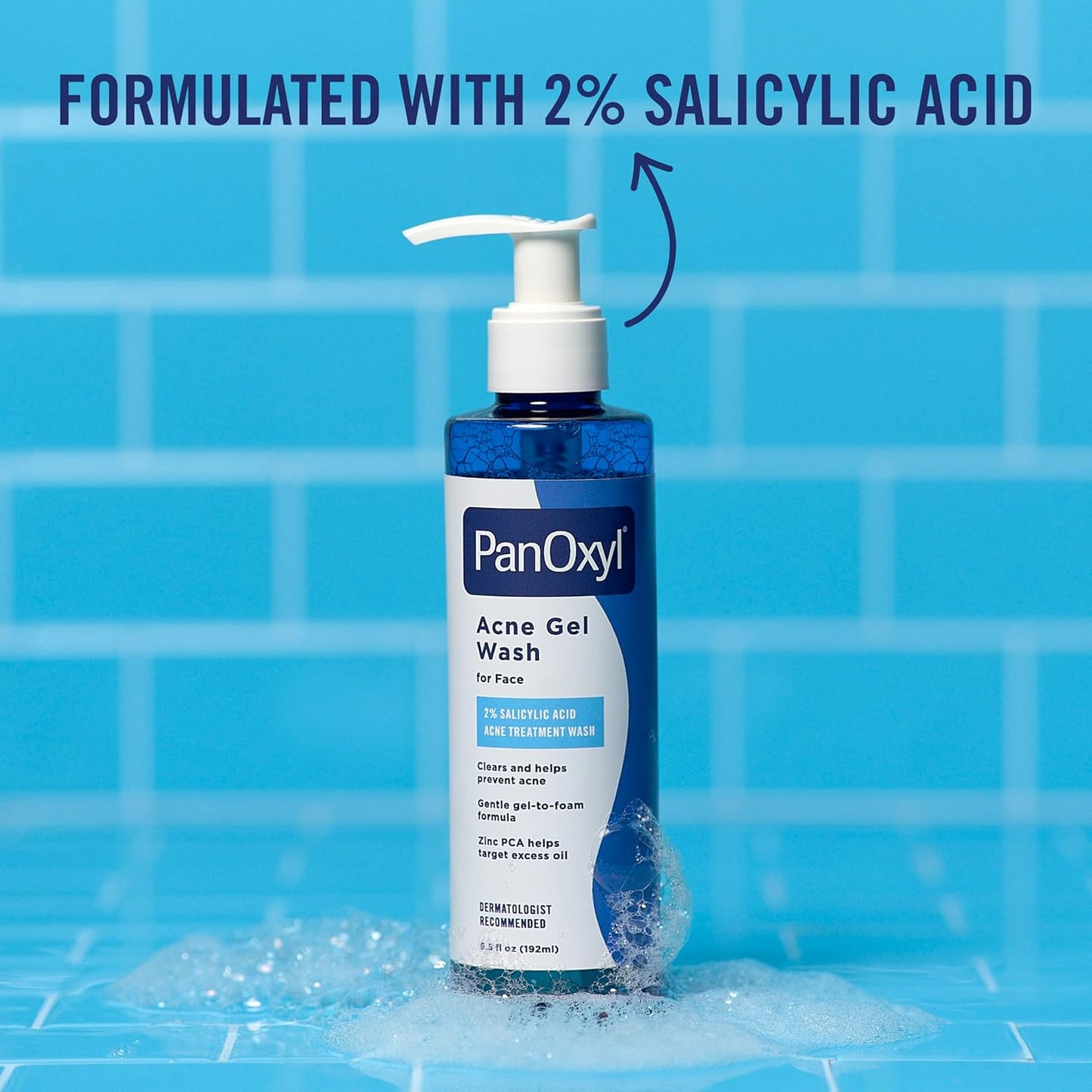 PanOxyl Acne Gel Wash for Face – 2% Salicylic Acid