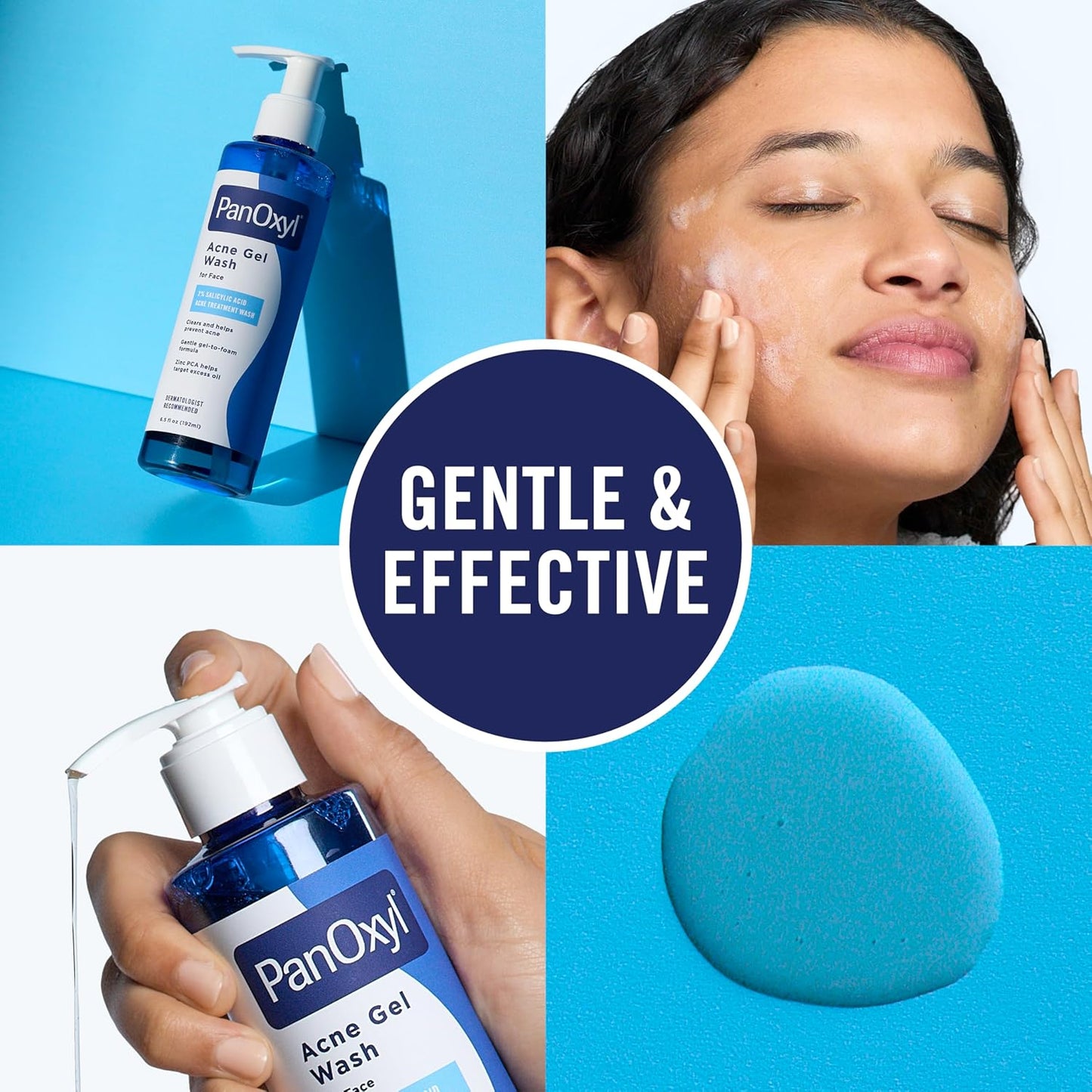PanOxyl Acne Gel Wash for Face – 2% Salicylic Acid