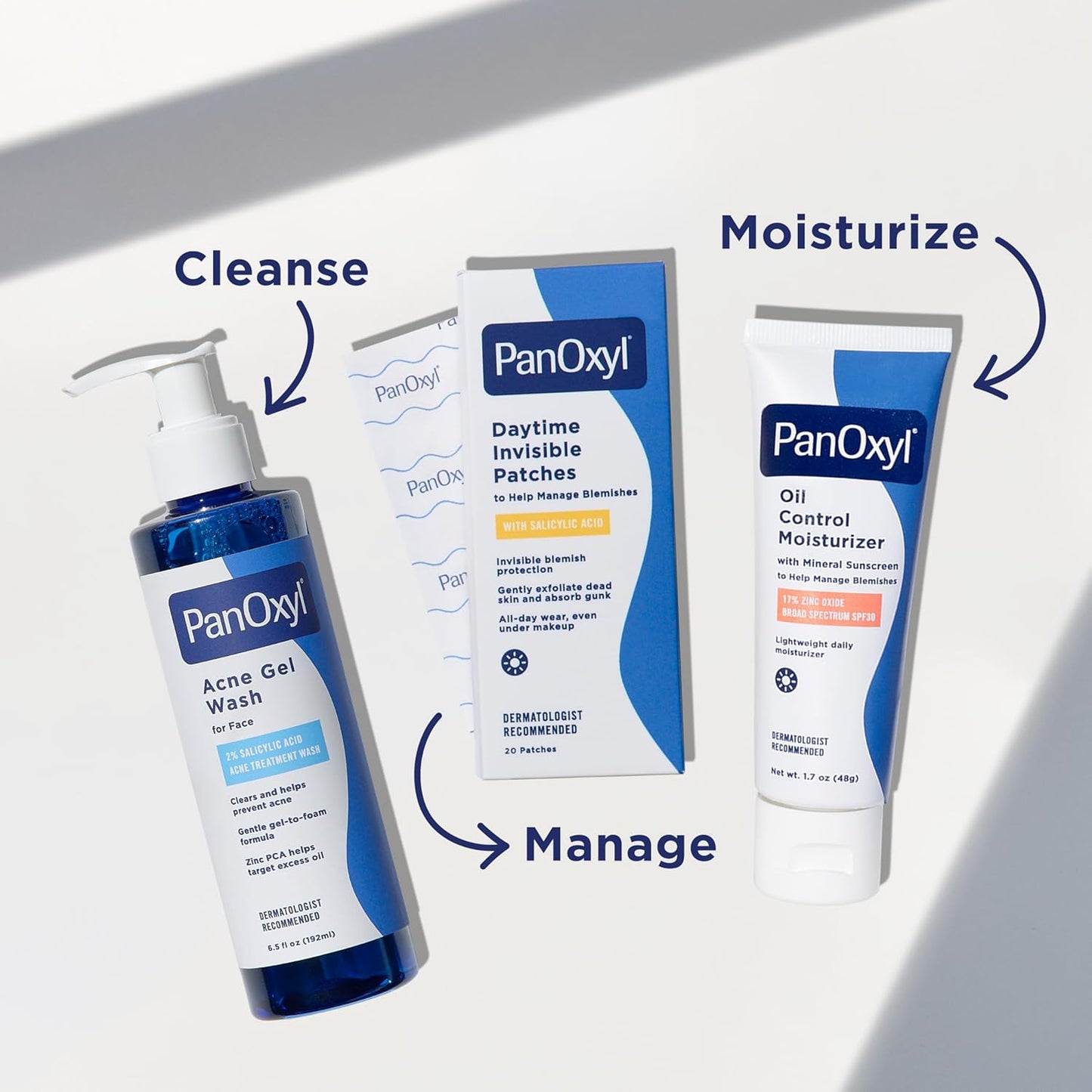 PanOxyl Acne Gel Wash for Face – 2% Salicylic Acid
