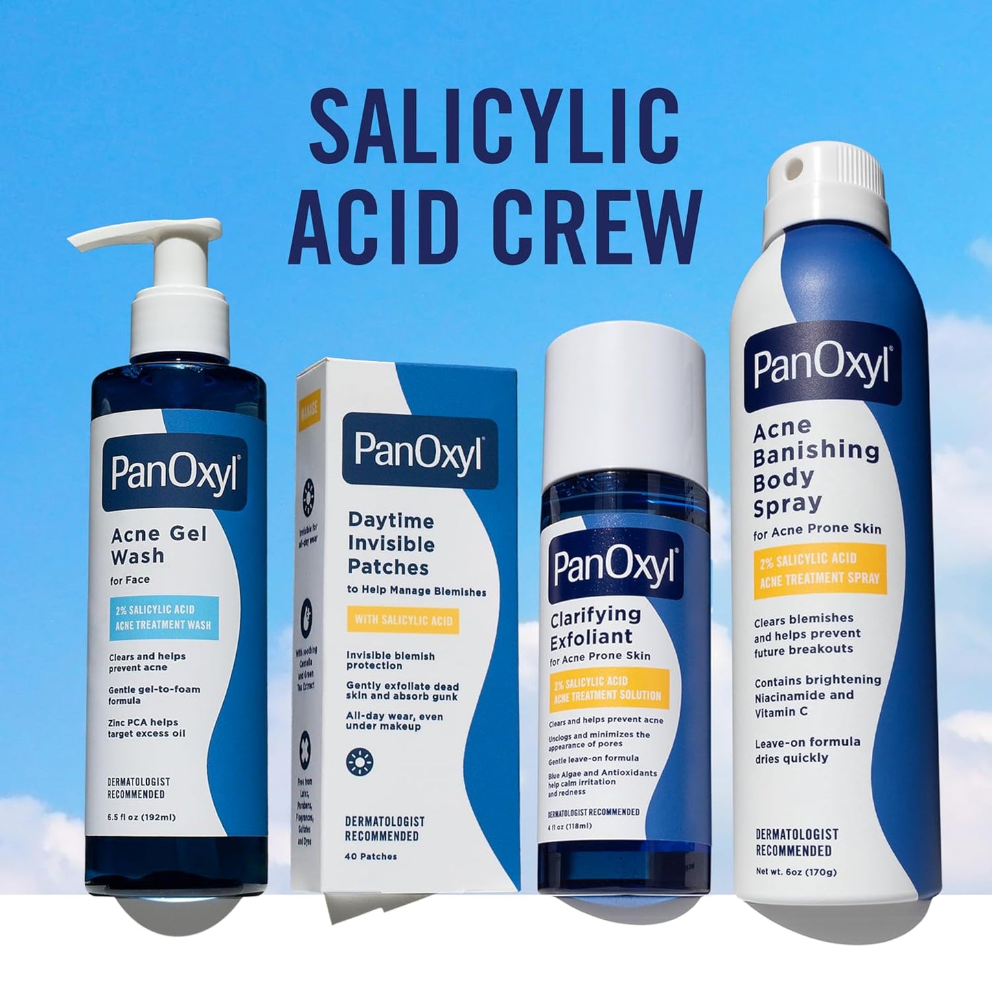 PanOxyl Acne Gel Wash for Face – 2% Salicylic Acid