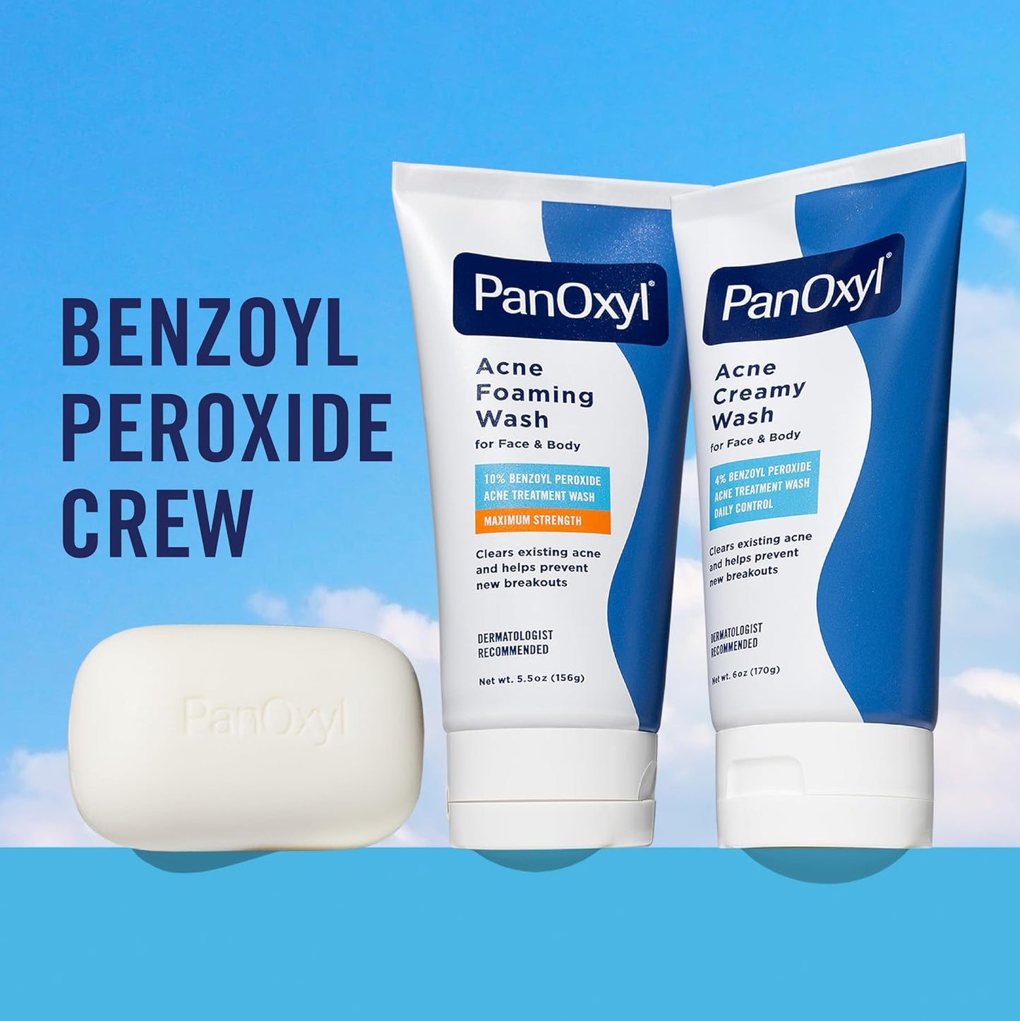 PanOxyl Antimicrobial 4% Benzoyl Peroxide Acne Creamy Wash