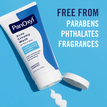 PanOxyl Antimicrobial 4% Benzoyl Peroxide Acne Creamy Wash