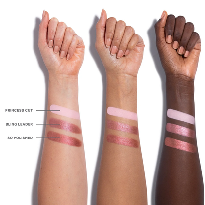 Morphe Dazzling Metallics Eyeshadow Trio