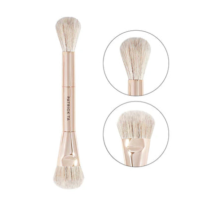 PATRICK TA Dual Ended precision face Blush Brush