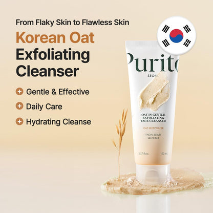 Purito Oat-in Gentle Exfoliating Face Cleanser