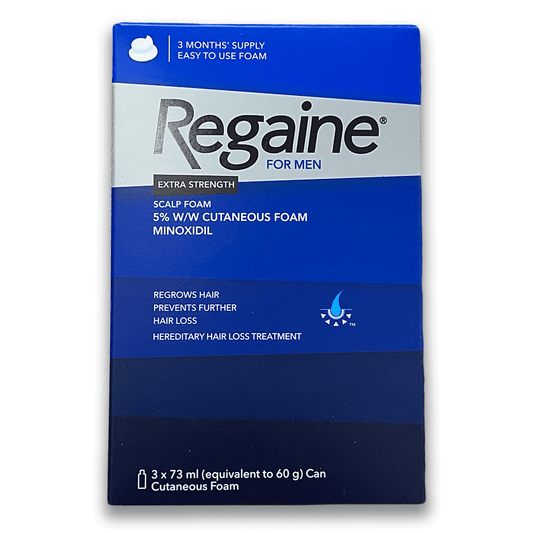 Regaine For Men Extra Strength 5% W/W Cutaneous Foam (Minoxidil)