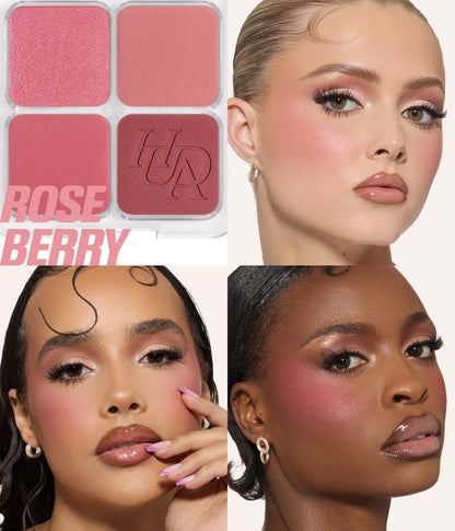 HUDA BEAUTY Blush Filter Blurring Blushlighters Palette – Soft-Focus Glow & Blush Palette