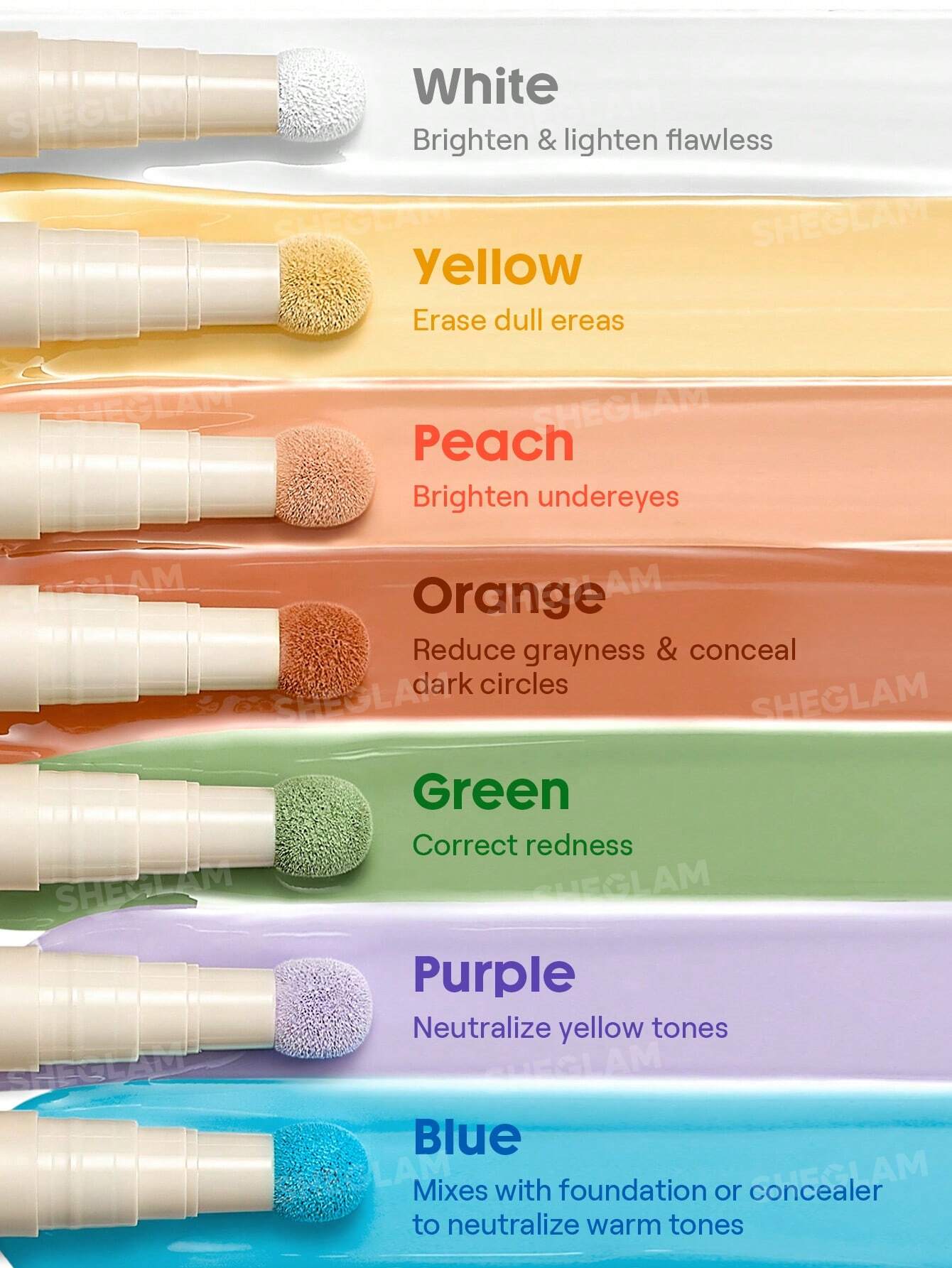 SHEGLAM Complexion Boost Color Correcting Concealer