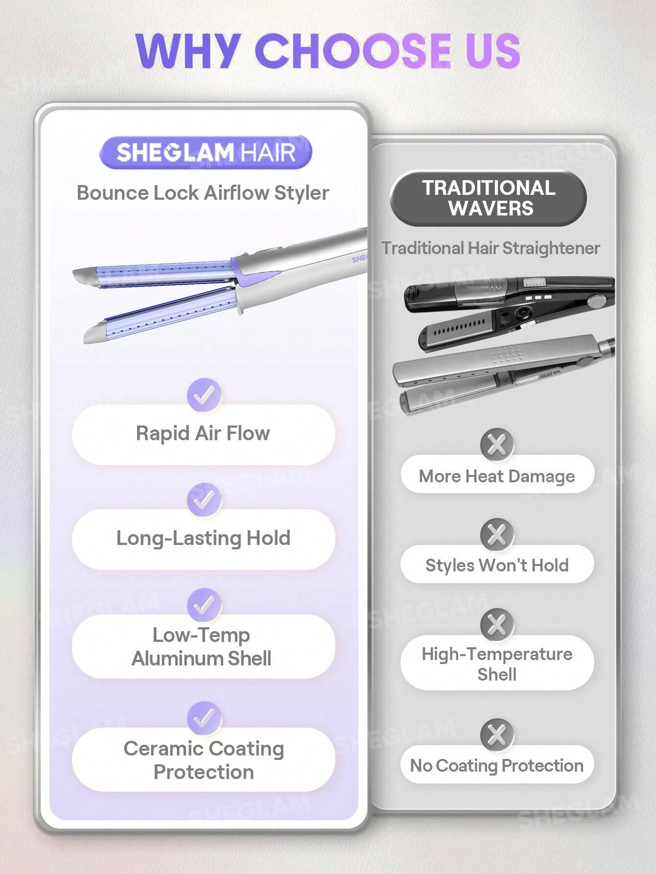 SHEGLAM Cool Lock Airflow Styler - 25mm