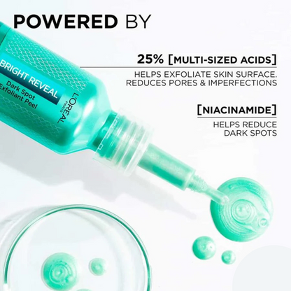 Loreal Paris | Bright Reveal | Dark Spot Exfoliant Peel-25% [AHA + BHA + PHA]