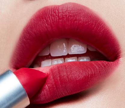 MAC | Powder Kiss Lipstick-306 Shocking Revelation (Cool Toned-Medium Red)