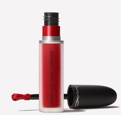 MAC | Powder Kiss Liquid Lipcolour-981 Haute Pants( Blue Red)