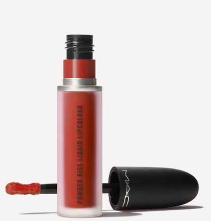 MAC | Powder Kiss Liquid Lipcolour-991 Devoted To Chili (Warm brick red)