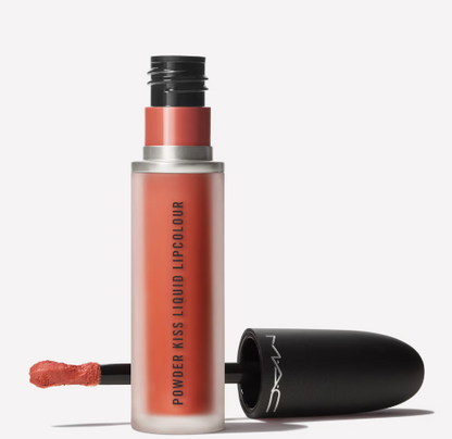 MAC | Powder Kiss Liquid Lipcolour-998 Sorry Not Sorry (Dirty Pumpkin Orange)