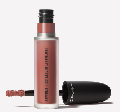 MAC | Powder Kiss Liquid Lipcolour-997 Over The Taupe (Midtone Dirty Nude)