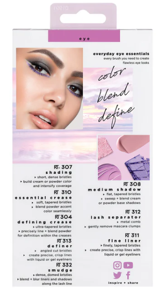 Real Techniques | Everyday Eye Essentials Makeup Brush Set